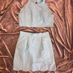 Lauren James Carly 2 Piece Seersucker Set
